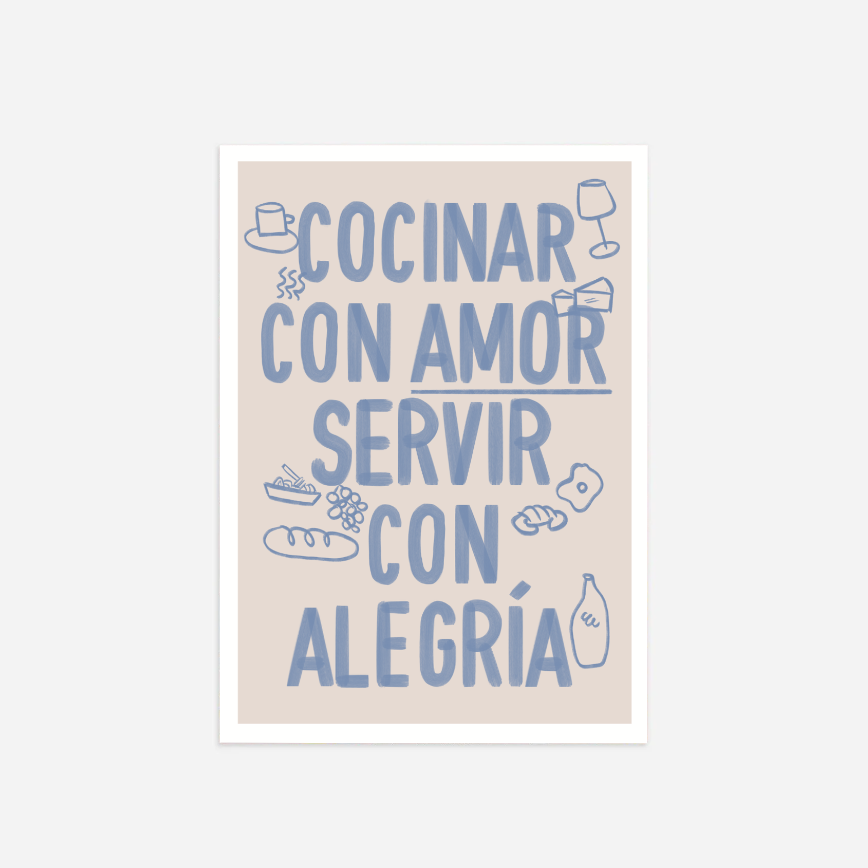 Cocinar con amor, servir con alegría